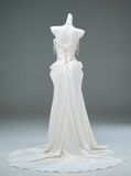 Stunning Prom Dress Strapless Crystal Prom Gown Evening Dress Gala Dress Party Dress HZ0319