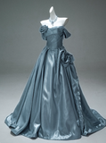 Elegant Prom Dress Off Shoulder Pleated Prom Gown Evening Dresses Masquerade Ball Gala Dress HZ0319