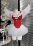 Beauty Spaghetti Straps Tulle Halloween Costumes Cosplay Dress Short Women Dress HZ0319