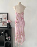 Beauty Woman Summer Dress Spaghetti Straps Asymmetrical Hem Party Dresses Vacation Dress HZ0319