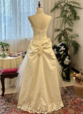 Elegant Prom Dress A Line Spaghetti Straps Pleated Tulle Gala Dress Evening Dress HZ0319