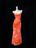 Stunning Women Dress Spaghetti Straps Backless Print Vacation Dress Birthday Party Outfits HZ0319