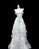 Gorgeous Prom Dress A Line V-neck Sequins Tulle Evening Dress Gala Dress HZ0319