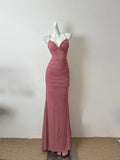 Beauty Women Dress Sweetheart Pleated Long Vacation Dress Birthday Party Dress HZ0319