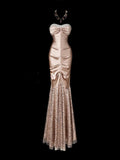 Elegant Prom Dress Sweetheart Pleated Mermaid Evening Dress Gala Dress HZ0319