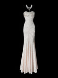 Elegant Prom Dress Sweetheart Lace Sequins Mermaid Prom Gown Evening Dress Gala Dress HZ0319