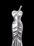 Shiny Prom Dress One Shoulder Pleated Mermaid Gala Dress Evening Dress Prom Gown HZ0319