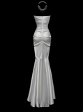 Charming Prom Dress Sweetheart Pleated Mermaid Gala Dress Evening Dress Prom Gown HZ0319