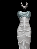 Charming Prom Dress Sweetheart Pleated Mermaid Gala Dress Evening Dress Prom Gown HZ0319