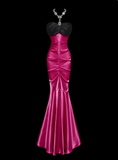 Stunning Prom Dress Sweetheart Pleated Mermaid Evening Dress Gala Dress Prom Gown HZ0319