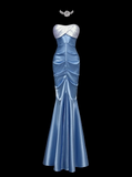 Sweet Prom Dress Sweetheart Pleated Mermaid Prom Dress Evening Dress Party Dress HZ0319