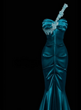 Elegant Prom Dress One Shoulder Pleated Mermaid Prom Dress Evening Dress Party Dress HZ0319