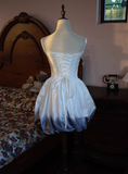 Cute Homecoming Dress Spaghetti Straps Pleated Short Prom Dress Birthday Party Dress Cocktail Dress HZ0319