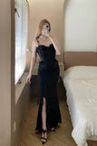 Sexy Prom Dress Sweetheart Slit Mermaid Birthday Party Dress Cocktail Dress HZ0319