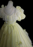 Sweet Prom Dress Crew Neck Pleated Lace Ball Gown Evening Dress Birthday Party Dress HZ0319