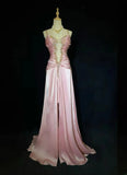 Sexy Pink Prom Dresses Spaghetti Straps Pleated Evening Dress Gala Dress Cocktail Dress HZ0319