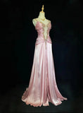 Sexy Pink Prom Dresses Spaghetti Straps Pleated Evening Dress Gala Dress Cocktail Dress HZ0319