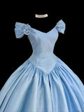 Beauty Prom Dress V-neck Pleated Ball Gown Sweet 16 Dress Evening Dress HZ0319