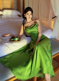 Beauty Summer Dress Halter Pleated Women Dress Vacation Seaside Dress Date Dress Party Dress HZ0319