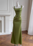 Beauty Prom Dress Square Neck Pleated Evening Dress Gala Dress Party Dress HZ0319