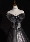 Shiny Prom Dress Sweetheart Butterfly Gala Dress Evening Dress Party Dress HZ0319