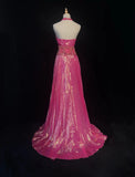 Shiny Prom Dress V-neck Pleated Crystal Long Evening Dresses Gala Dress Party Dresss HZ0319