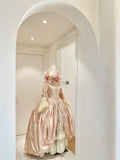 Sweet Prom Dress Square Neck Pleated Ball Gown Evening Dress Birthday Party Dress Quinceanera Dress HZ0319