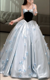 Stunning Prom Dress Sweetheart Pleated Ball Gown Evening Dress Sweet 16 Dress HZ0319