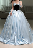 Stunning Prom Dress Sweetheart Pleated Ball Gown Evening Dress Sweet 16 Dress HZ0319