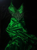 Charming Prom Dress Dark Green Spaghetti Straps Pleated Evening Dresses Gala Dress HZ0319
