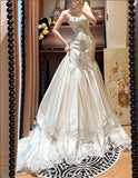 Gorgeous Sweetheart Pleated Mermaid Wedding Dress HZ0319