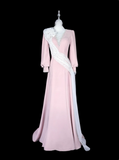 Elegant Mother of Bride Dress A Line Long Sleeve Mother of Bride Dress HZ0319