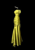 Stunning Prom Dress Strapless Pleated Long Prom Dress Mermaid Evening Dress Birthday Party Dress HZ0319