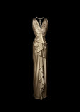 Gorgeous Prom Dress V-neck Pleated Long Prom Dress Evening Dress Birthday Party Dress HZ0319