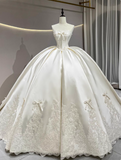 Romantic Wedding Dress Strapless Pleated Wedding Dress HZ0319