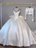 Elegant Wedding Dress Sweetheart Pleated Wedding Dress HZ0319