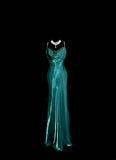 Elegant Prom Dress Green Spaghetti Straps Long Prom Dress Birthday Dress Evening Dress HZ0319