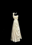 Pretty Wedding Dress A Line One Shoulder Pleated Wedding Dress HZ0319