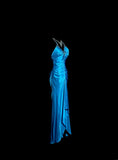 Gorgeous Prom Dress Halter Pleated Asymmetrical Hem Evening Dress Cocktail Dress Birthday Party Dress HZ0319