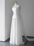 Charming Wedding Dress A Line Strapless Pleated Tulle Wedding Dress HZ0319