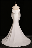 Charming Wedding Dress Off Shoulder Mermaid Wedding Dress HZ0319