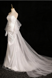 Popular Wedding Dress Strapless Tulle Mermaid Wedding Dress HZ0319