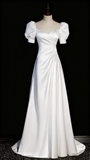 Popular Wedding Dress A Line Sweetheart Pleated Wedding Dress HZ0319