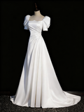 Popular Wedding Dress A Line Sweetheart Pleated Wedding Dress HZ0319