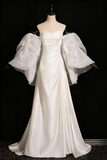 Beauty Wedding Dress A Line Sweetheart Pleated Wedding Dress HZ0319