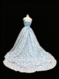 Charming Prom Dress Strapless Pleated Sweet 16 Dress Evening Dress Ball Gown HZ0319