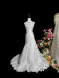 Stunning Wedding Dress Sweetheart Pleated Mermaid Wedding Dress HZ0319