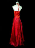 Stunning Prom Dress A Line Halter Flower Evening Dress Birthday Party Dress Cocktail Dress HZ0319