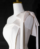 Elegant Wedding Dress One Shoulder Fit Wedding Dress HZ0319