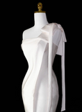 Elegant Wedding Dress One Shoulder Fit Wedding Dress HZ0319